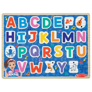 Melissa & Doug Ms. Rachel Wooden Phonics Alphabet Sound Puzzle, , large