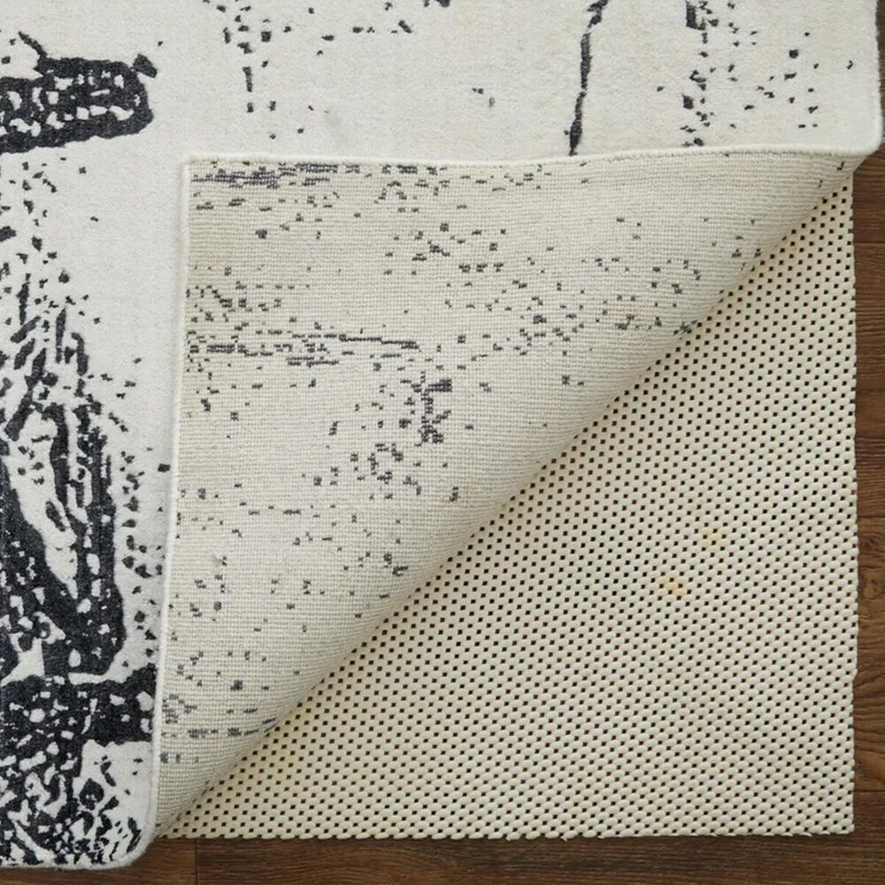 Feizy Coda 8927F 10&#39; x 14&#39; Black and White Area Rug, , large