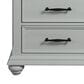 Mayberry Hill Slater 3-Drawer Nightstand with USB in Grey, , large