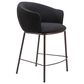 Zuo Modern Essen Counter Stool in Black & Bronze, , large