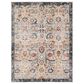 37B Harput Navy, Burnt Orange, Mustard, Teal, Medium Gray, Burgandy and Light Beige 8"10" x 12"6" Area Rug, , large