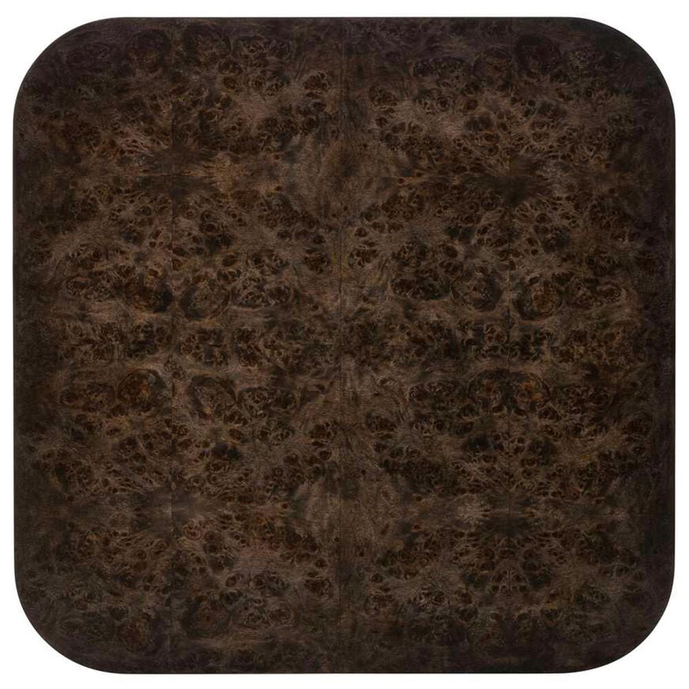 Bassett Mirror Company Langford End Table in Rich Ebonized and Gold, , large