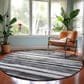 Dalyn Rug Company Neo NO16 8" Round Charcoal Area Rug, , large