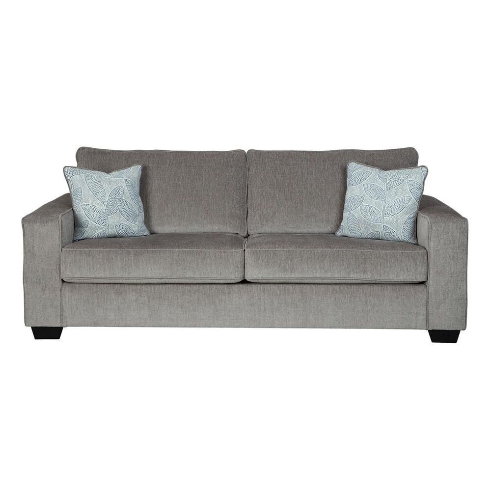 Ashley Altari 85" Stationary Sofa in Alloy, , large