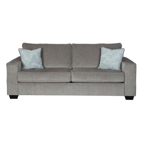 Signature Design by Ashley Altari 85 inch Stationary Sofa in Alloy
					