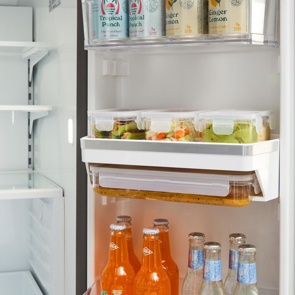 Whirlpool 23.4 Cu. Ft. 3-Door Depth French Door Refrigerator in Black Stainless Steel, , large