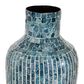 Maple and Jade 16" x 9" Coastal Mosaic Vase in Blue, , large