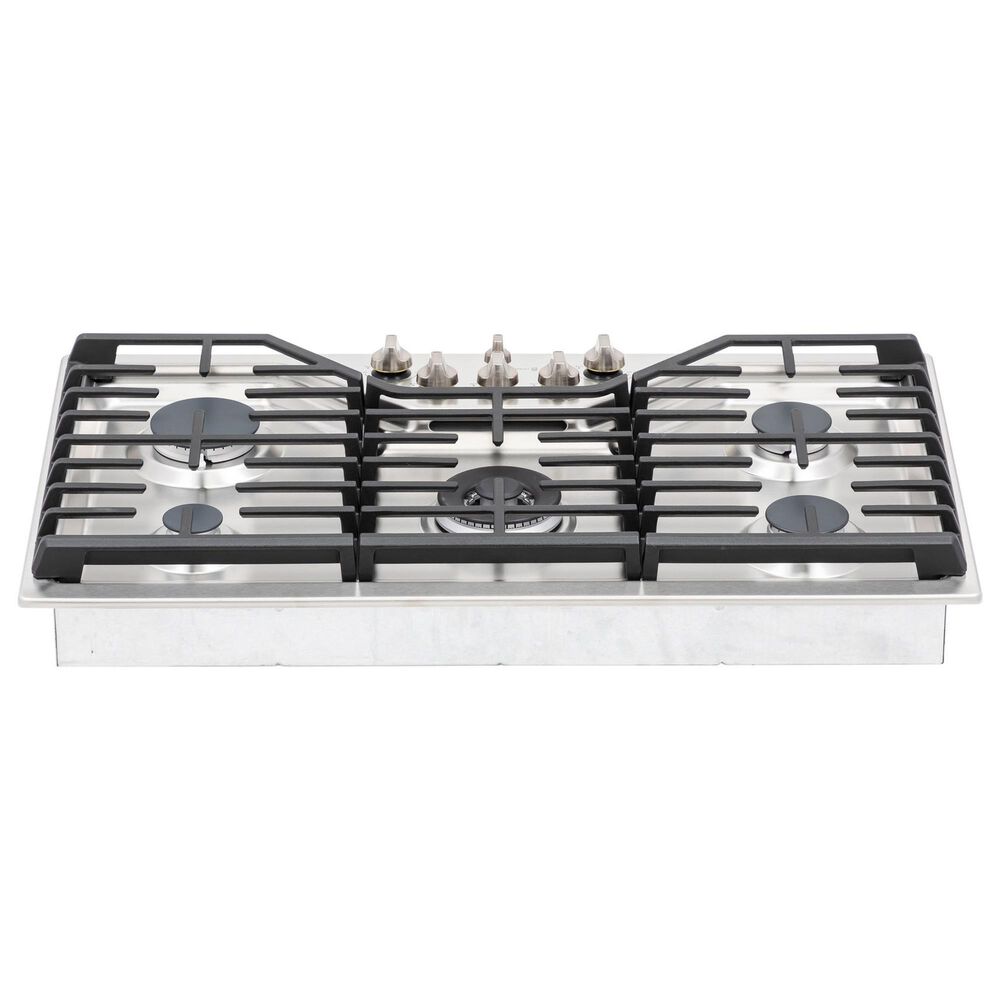 Cafe 2-Piece Kitchen Package with Matte Black 30" Smart Built-In Convection Double Wall Oven and Stainless Steel 36" Gas Cooktop, , large