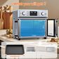 HOMLUX 26 Qt Large Air Fryer Toaster Oven in Silver, , large