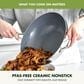 Green Pan Valencia Pro 12" Wok with Lid in Stainless Steel, , large