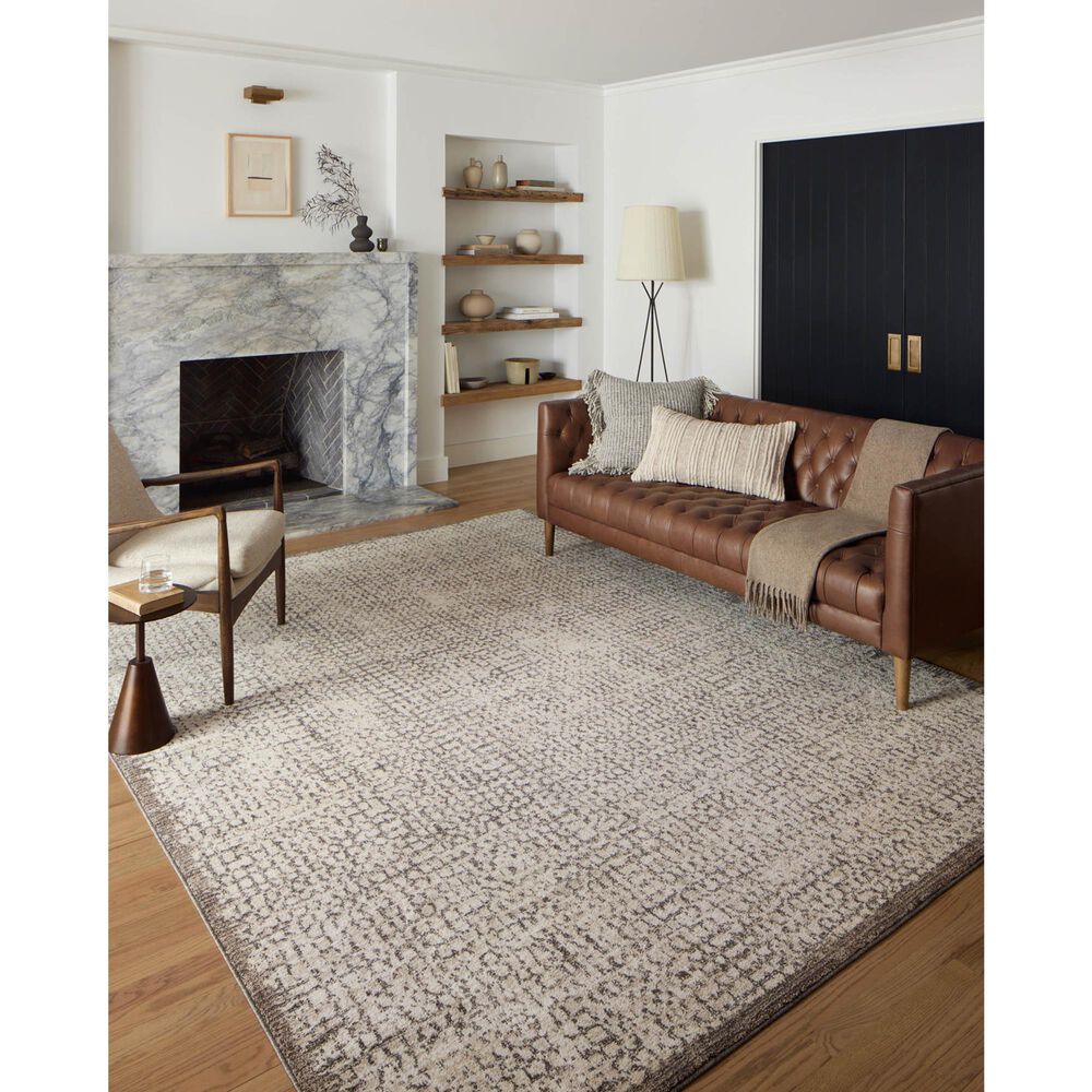 Loloi II Darby 7&#39;10&quot; x 10&#39; Ivory and Stone Area Rug, , large