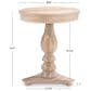 Linon Home Decor Stanton Round Side Table in Natural, , large