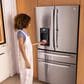 GE Profile 27.9 Cu. Ft. Smart 4-Door French-Door Refrigerator with Kitchen Assistant in Fingerprint Resistant Stainless Steel, , large