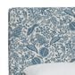 Rifle Paper Co Crafted by Cloth and Company Elly Queen Headboard in Peonies Emerald, , large