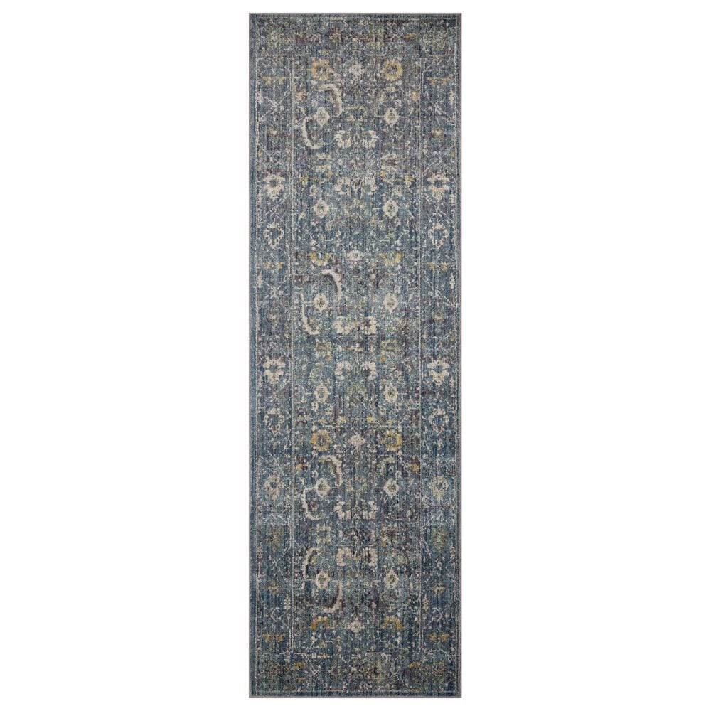 Loloi Bradbury 2"6" x 8" Ocean and Gold Runner, , large