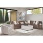 Northwestern Davina Cocktail Ottoman in Brown, , large