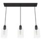 Hunter Lochmeade 3-Light Linear Pendant Cluster in Noble Bronze, , large