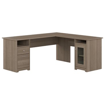 Bush Cabot 72" L-Shaped Computer Desk with Storage in Ash Gray, , large