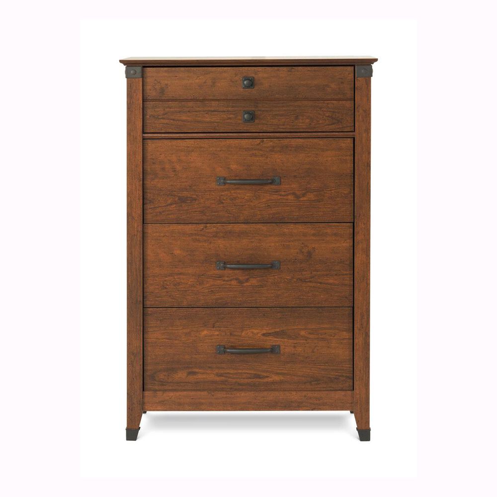 Little Dreamer Redmond 4 Drawer Chest in Coach Cherry, , large