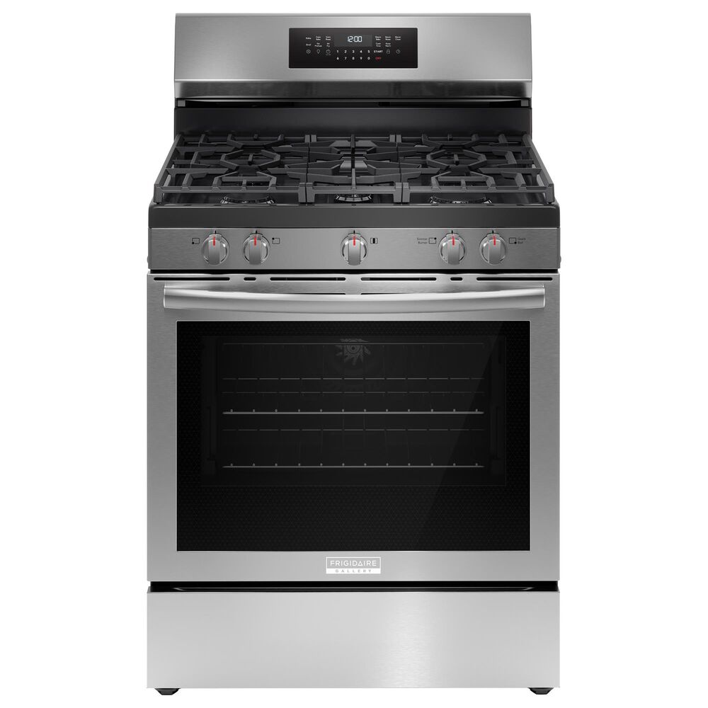 Frigidaire Gallery 30" Gas Range with Air Fry in Stainless Steel, , large