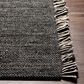 Surya Azalea 5" x 7"6" Black, Brown and Medium Gray Indoor/Outdoor Area Rug, , large