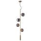 Zuo Modern Zatara Ceiling Lamp in Brass, , large