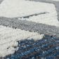 RIZZY Haven 7"6" x 9"6" Blue Area Rug, , large