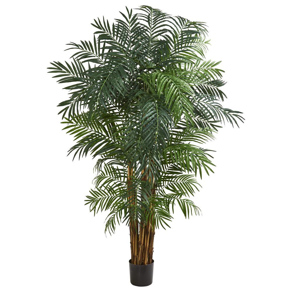 Nearly Natural Inc 7" Areca Palm Artificial Tree, , large