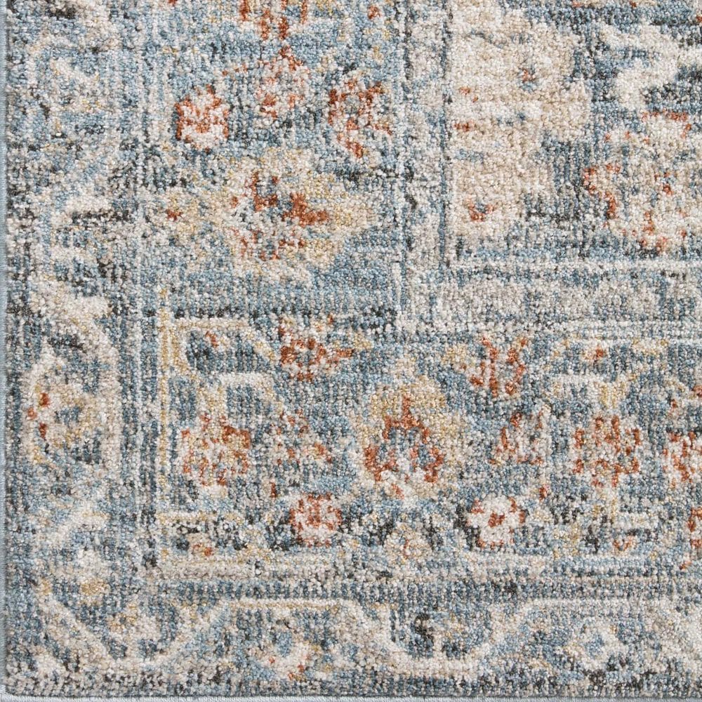 Loloi II Odette 11&#39;2&quot; x 15&#39;7&quot; Sky and Rust Area Rug, , large