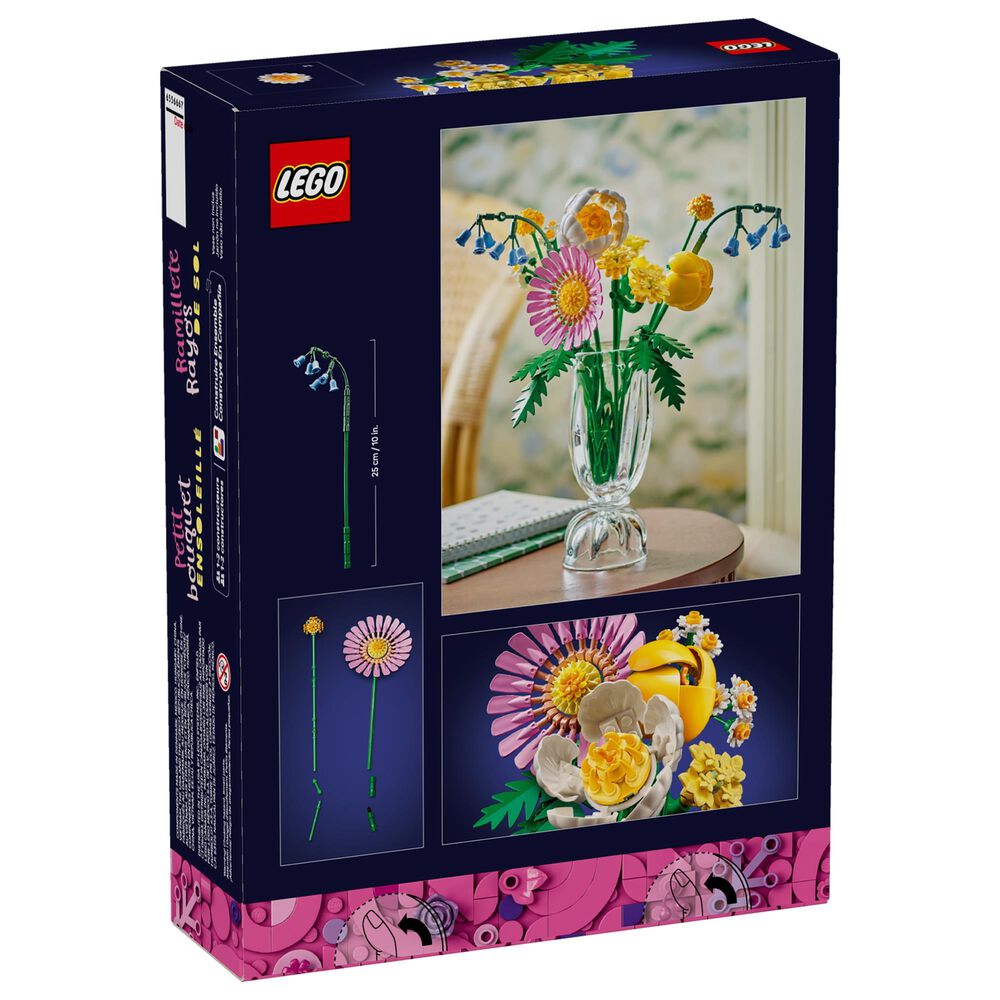 LEGO Botanicals Petite Sunny Bouquet Building Set, , large