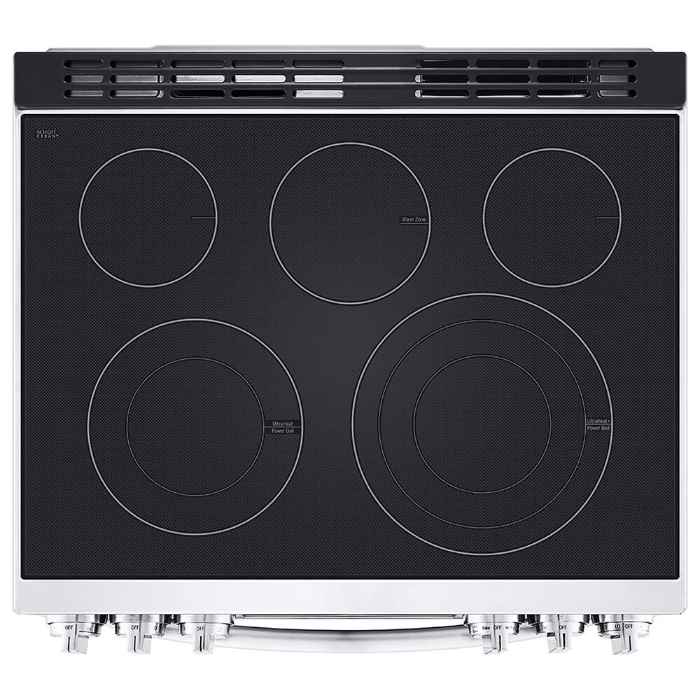 LG 6.3 Cu. Ft. Smart Wi-Fi Enabled ProBake Convection InstaView Slide-In Electric Range with Air Fry and Glass Cooktop in Stainless Steel, , large