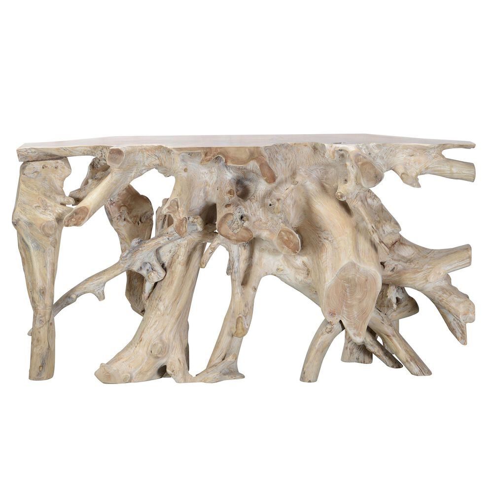 Classic Home Cypress Root Console Table in Natural, , large
