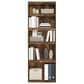 HOMLUX Enhanced Home 5-Tier Shelf Bookcase in Amber Pine, , large