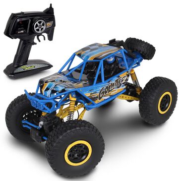 Mean Machines Goliath - Radio Control Xtreme Rock Crawler Toy Vehicle with Action Camera Mount in Blue, , large