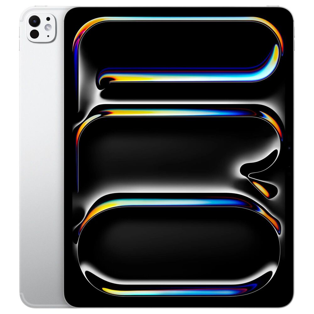 Apple 13" iPad Pro | Apple M5 Chip - Wi-Fi + Cellular 256GB with Standard Glass in Silver (latest Model) and 2-Year AppleCare+, , large