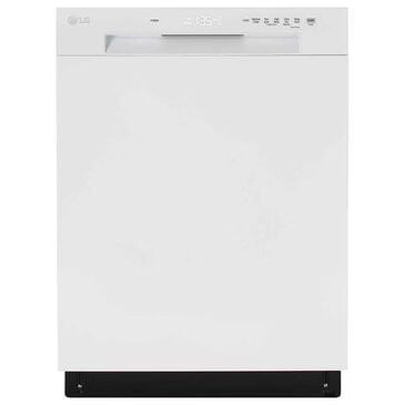 LG Front Control Dishwasher with SenseClean, White, , large