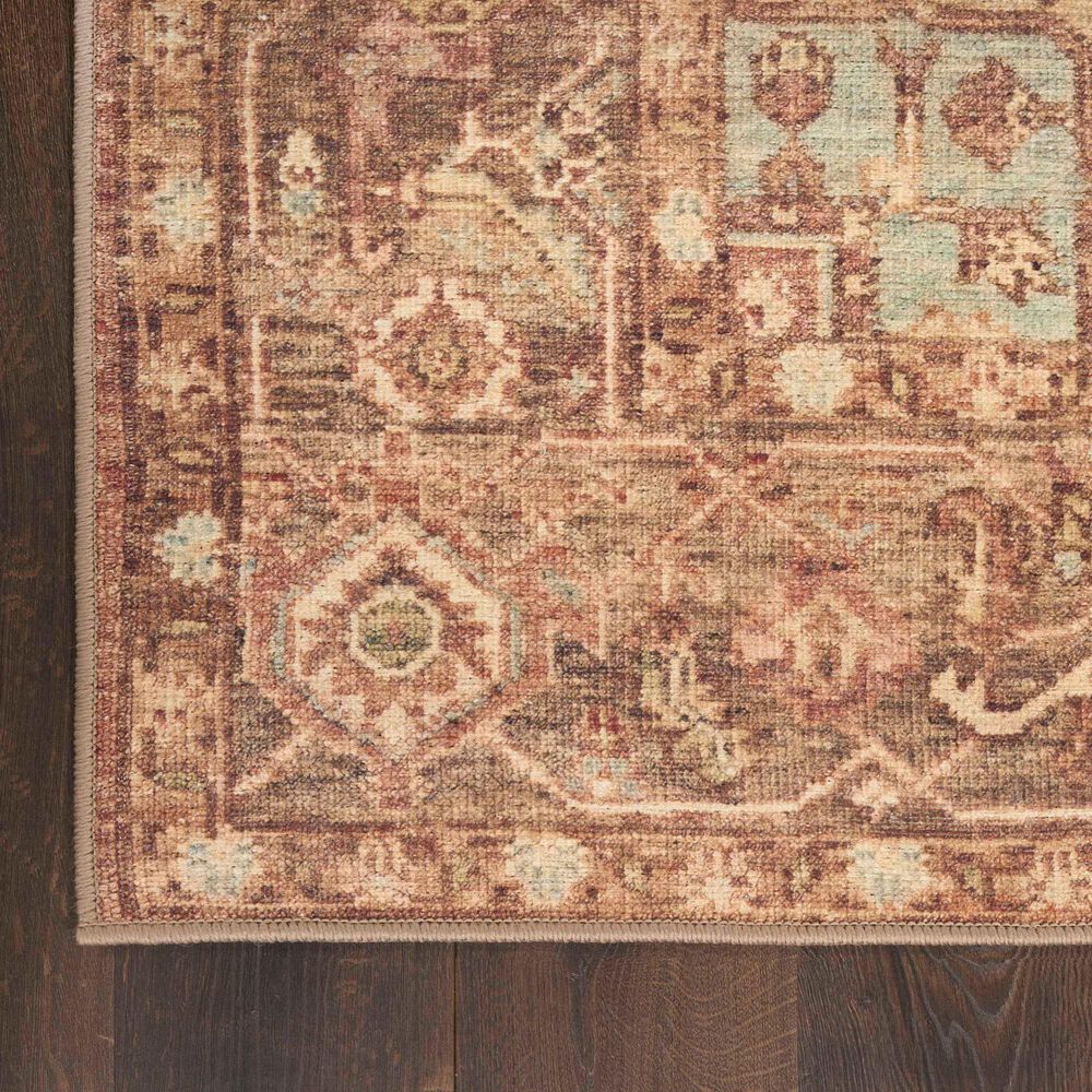 Nourison Vintage Washables Gold 4' x 6' Area Rug, , large