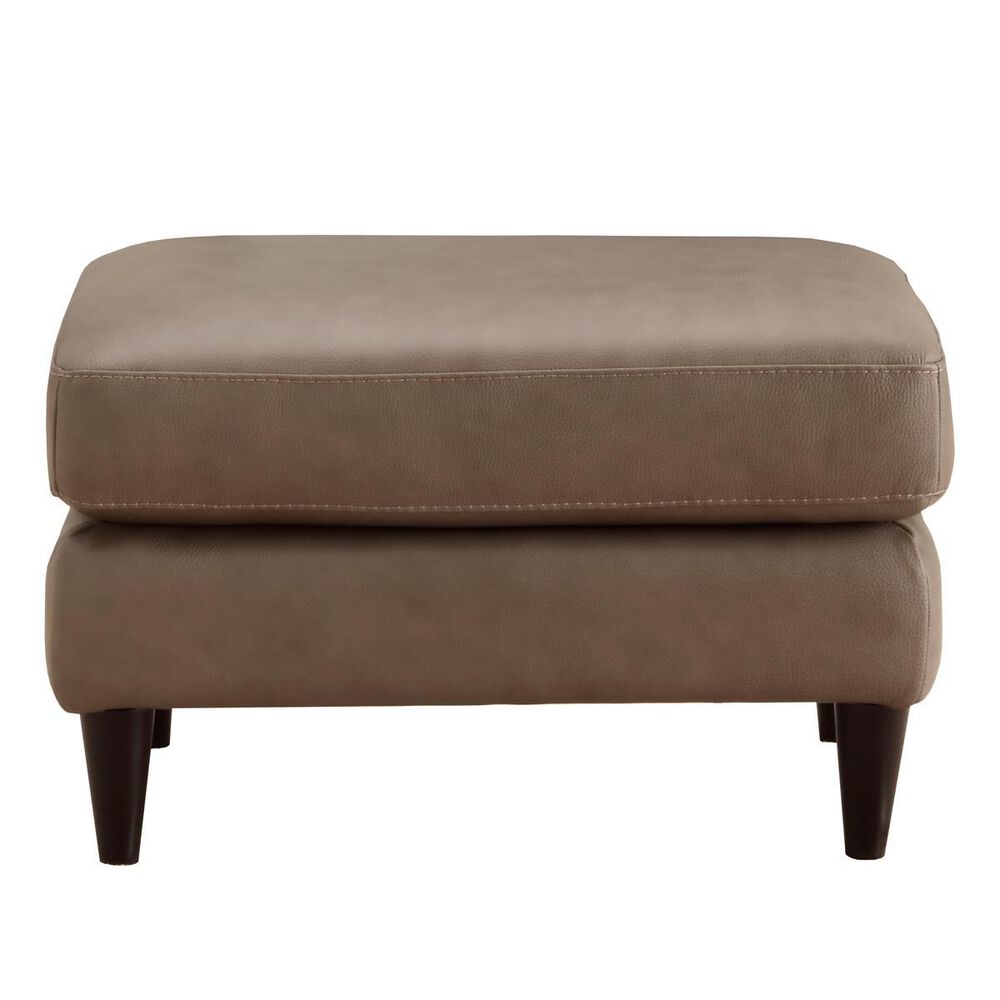 Chateau D&#39;ax Ottoman in Taupe Leather, , large