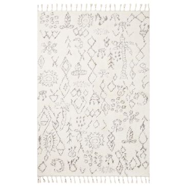 Justina Blakeney x Loloi Ronnie 2"2" x 3"9" Ivory and Charcoal Area Rug, , large