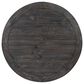 Nicolette Home Boswell Round Cocktail Table with Caster in Peppercorn, , large
