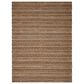 L&R Resources Natural Fiber Striped Jet Black 5" x 7"9" Area Rug, , large