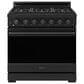 Thor Kitchen Gordon Ramsay Series 36" Professional Liquid Propane Range in Black, , large