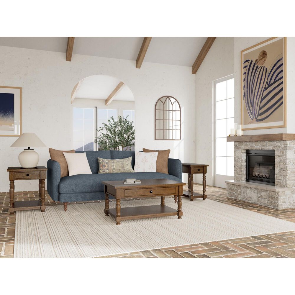 Riverside Furniture Eastlake Rectangle Cocktail Table in Whiskey Oak, , large