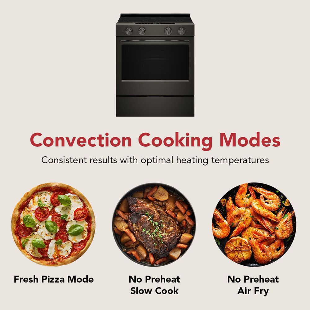 KitchenAid 5.3 Cu. Ft. Smart Slide-in Electric Range in Black Ore, , large