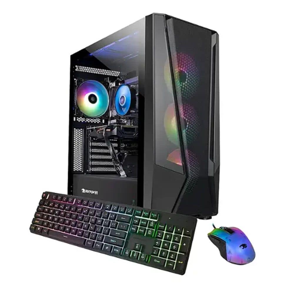 iBUYPOWER TraceMesh Gaming Desktop | AMD Ryzen 7-7700 - 32GB RAM - AMD Radeon RX 7800 XT - 2TB SSD in Black, , large