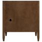 James Martin Myrrin 30" Single Bathroom Vanity in Mid-Century Walnut with 3 cm Carrara Marble Top and Rectangular Sink, , large