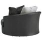 Ashley Brixley Pier Oversized Swivel Accent Chair in Graphite, , large