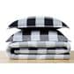 Pem America Truly Soft Everyday 3-Piece Full/Queen Comforter Set in Black and White, , large