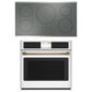 Cafe 2-Piece Kitchen Package with Matte White 30" Smart Built-In Convection Single Wall Oven and Stainless Steel 36" Touch Control Induction Cooktop, , large