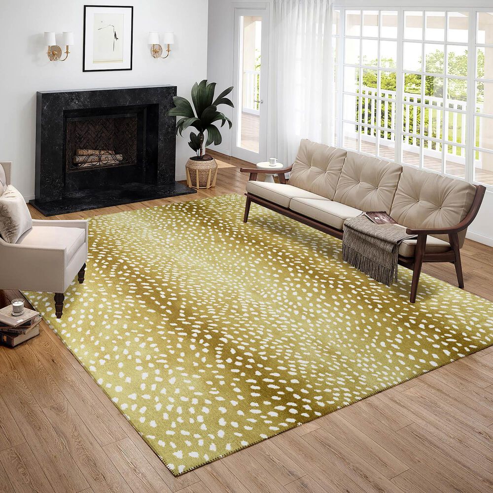 Dalyn Rug Company Mali ML3 9&#39; x 12&#39; Gold Indoor/Outdoor Area Performance Rug, , large